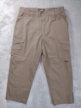 Tru Spec Tactical Pants Mens 36x30 Brown Ripstop Military Hiking Work Outdoors